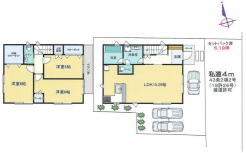 収納豊富な3LDK!