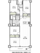 4階部分80.99m2東向き3LDK