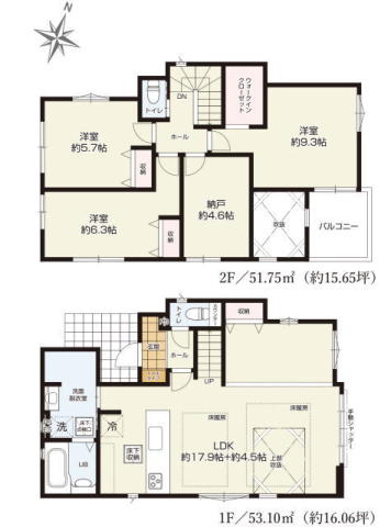 松戸市平賀 新築戸建 全2棟