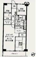 4階部分72.00m2南東向き3LDK
