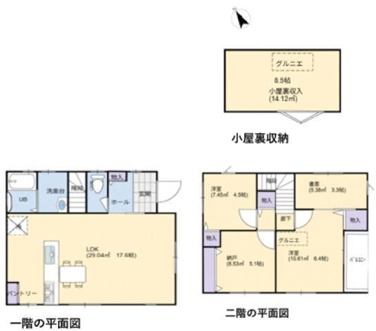 市川市宮久保4丁目 新築戸建 小屋裏収納付き