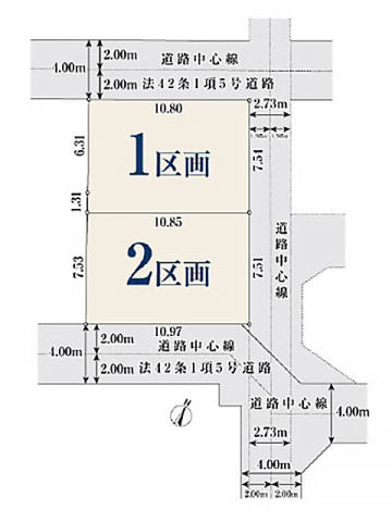市川市菅野5丁目 売地 全2区画