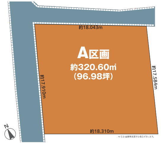 松戸市松戸新田 売地 駅徒歩4分の好立地!