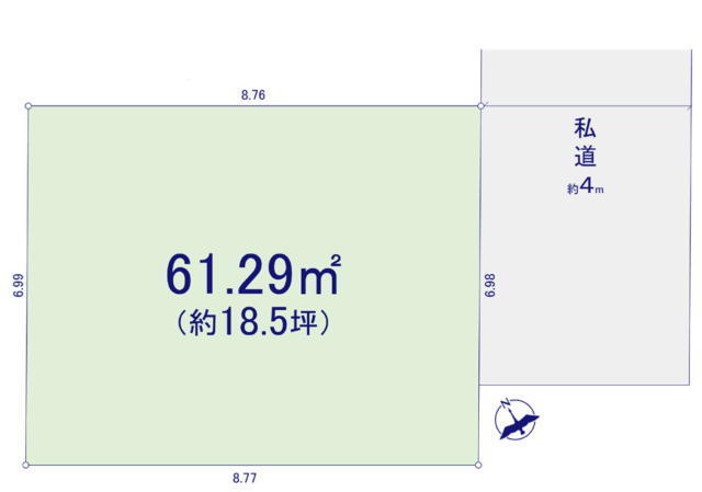 船橋市本中山4丁目 売地 周辺環境良好!