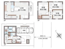 市川市広尾1丁目 新築戸建 車庫付き3LDK!