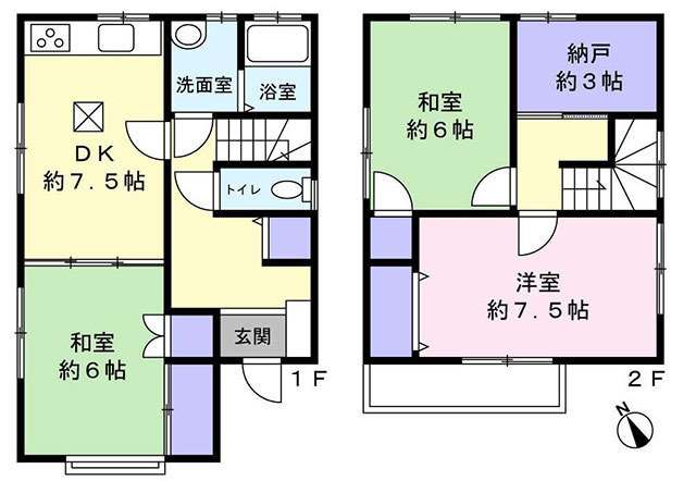 鎌ケ谷市東道野辺3丁目 中古戸建 内外装リフォーム済み