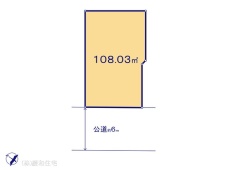 市川市曽谷5丁目 売地 南西道路に面した1区画!