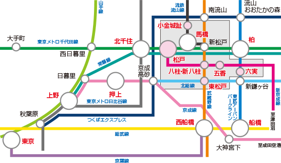 松戸市路線図